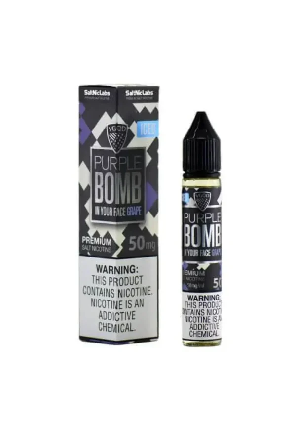 Purple Bomb Grape - VGod SaltNic | 30ML Vape Juice | 25MG,50MG